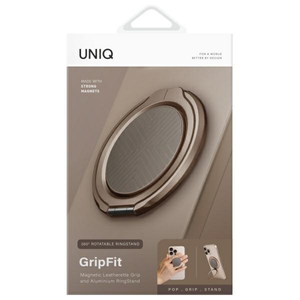 UNIQ Gripfit 360 Magnetic Mount&Kickstand Magnetic Holder flint grey - Image 2