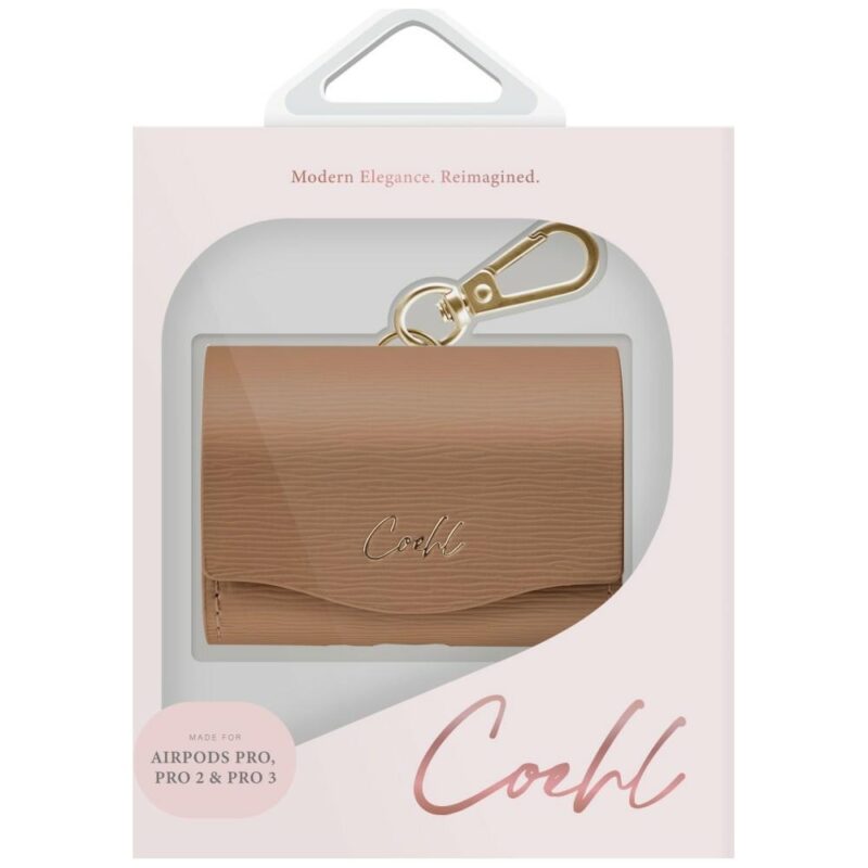 Case UNIQ Coehl Mirelle wallet for AirPods Pro brown - Image 5