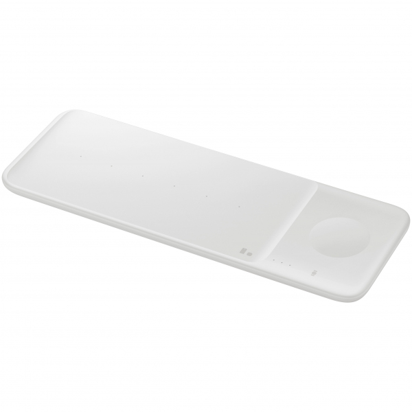Wireless Charger Samsung Trio, 9W, 1A, with Wall Charger and USB-C Cable, White EP-P6300TWEGEU