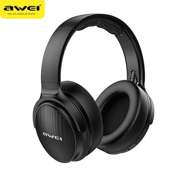AWEI A780BL Bluetooth on-ear headphones black