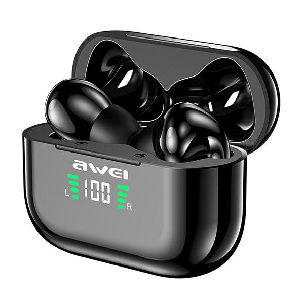 AWEI Bluetooth 5.1 T29P TWS headphones + docking station black - Image 2