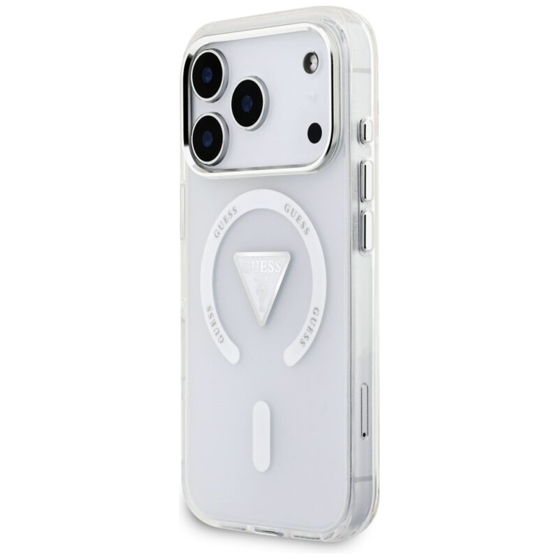 Case Guess IML Gradient Triangle Logo MagSafe for iPhone 17 Pro transparent - Image 2