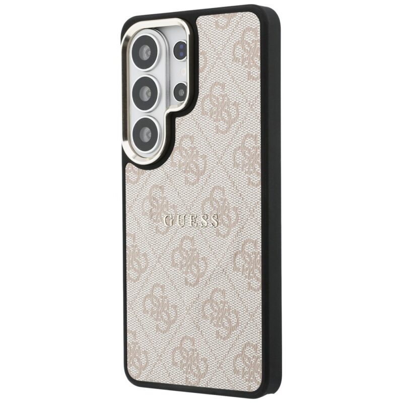 Case Guess 4G Embossed Ring MagSafe for Samsung Galaxy S26 Ultra pink - Image 2