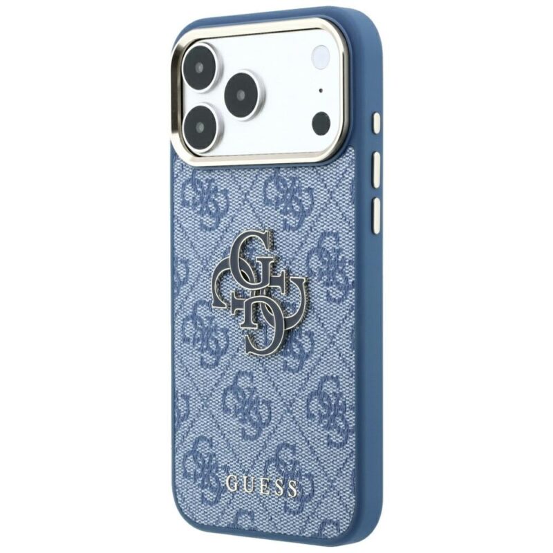 Guess 4G & Big Resin Logo Case for iPhone 18 Pro / iPhone 17 Pro light blue - Image 2