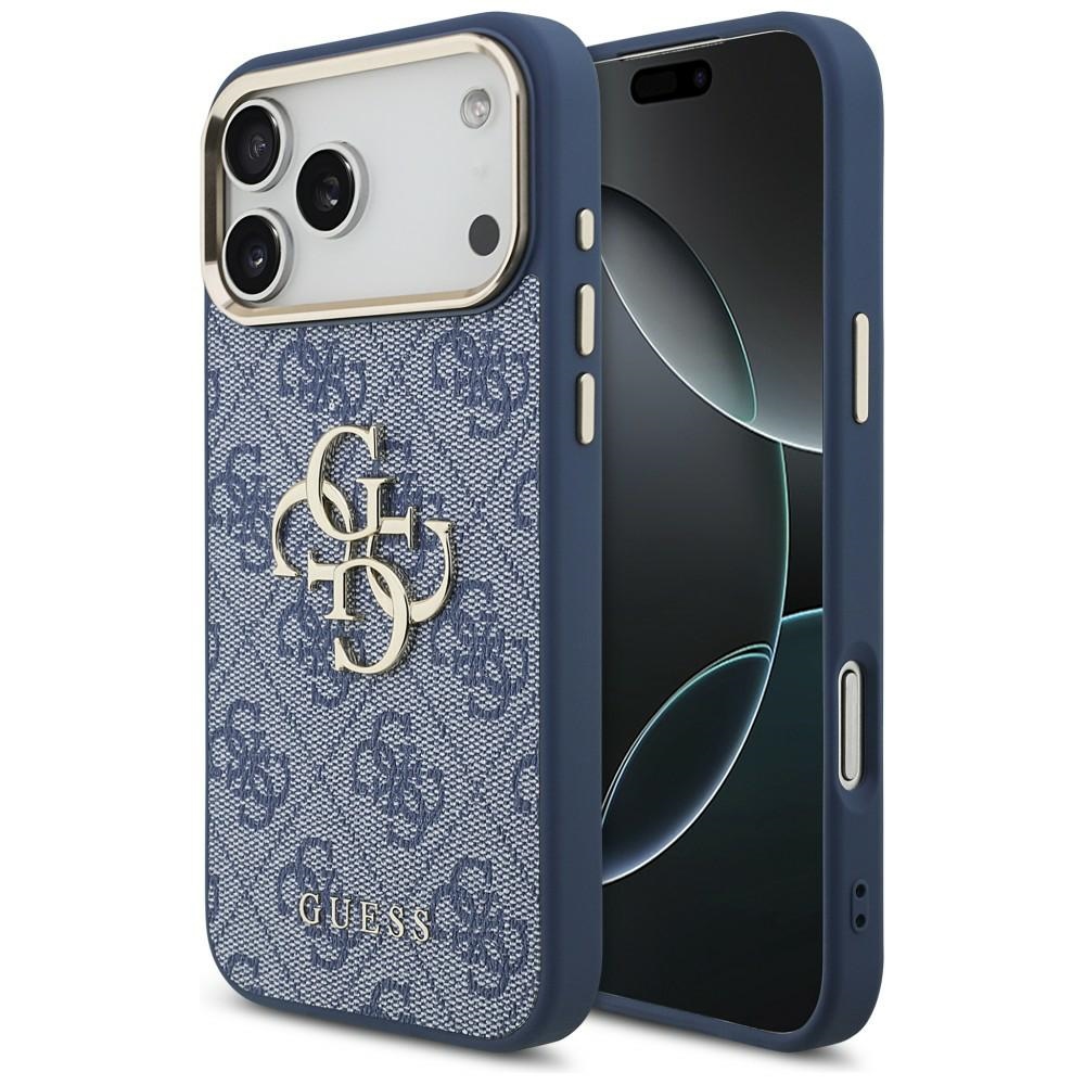 Case Guess 4G Big 4G Classic Logo for iPhone 18 Pro Max / iPhone 17 Pro Max blue gold