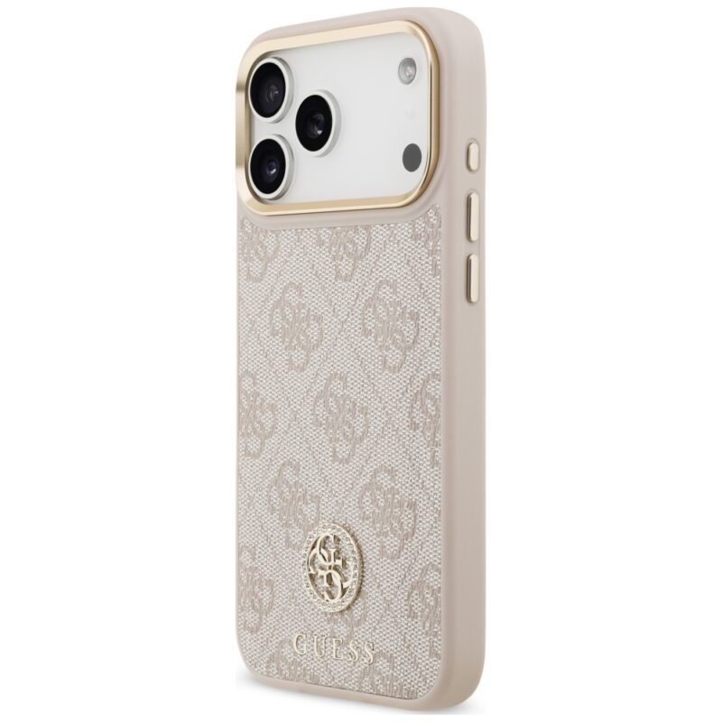 Case Guess 4G Strass Logo MagSafe for iPhone 18 Pro Max / 17 Pro Max pink - Image 2