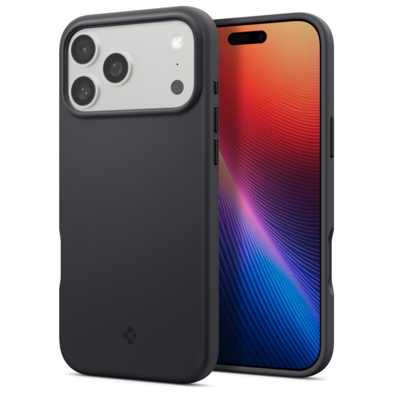 Spigen Silicone Fit MAG MagSafe Case for iPhone 17 Pro Max Black