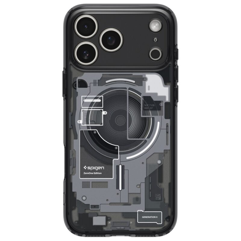 Spigen Ultra Hybrid Mag MagSafe Case for iPhone 17 Pro Zero One Black - Image 2