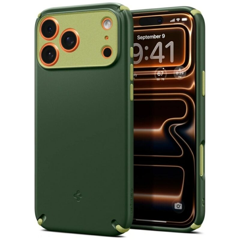 Case Spigen Nano Pop Hybrid Mag MagSafe for iPhone 17 Pro green