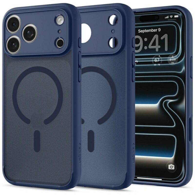Case Spigen Ultra Hybrid Mag MagSafe for iPhone 18 Pro / 17 Pro frost navy blue