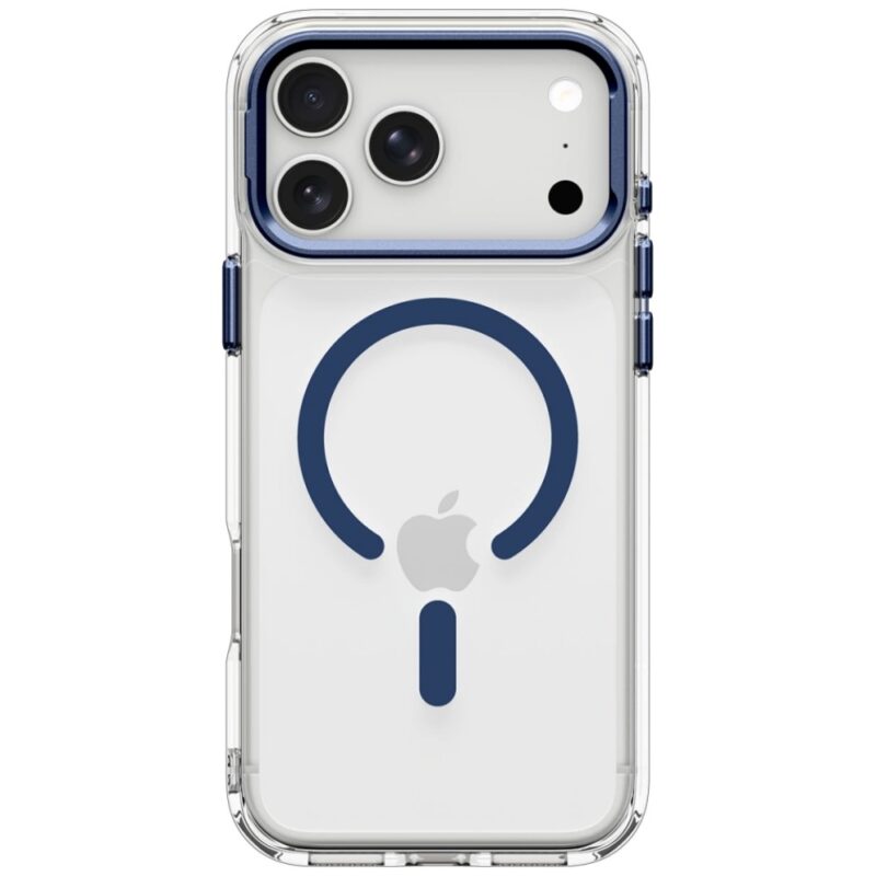 Spigen Ultra Hybrid Optik S MagSafe Case for iPhone 17 Pro / 18 Pro transparent navy blue - Image 2