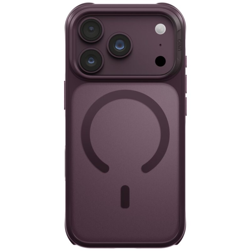 Case UNIQ Veren for iPhone 18 Pro / 17 Pro Magclick Charging burgundy - Image 2