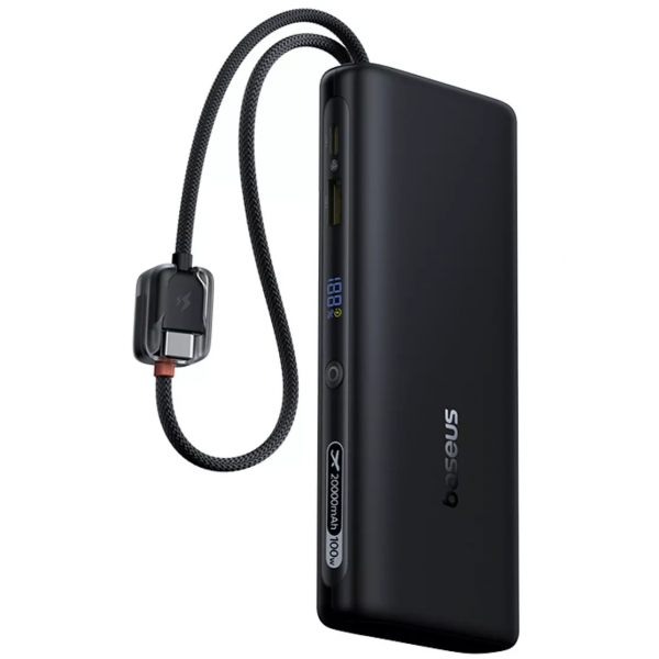 Powerbank Baseus EnerFill FC41, 20000mAh, 100W, QC + PD, Black E0028N03