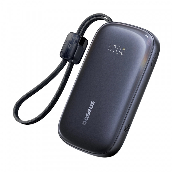 Powerbank Baseus EnerFill FC21 QPow 3 Ultra, 10000mAh, 45W, QC + PD, Black E0027Q00