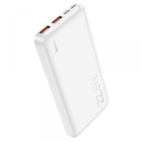 Powerbank Hoco J101, 10000mAh, 22.5W, QC + PD, White