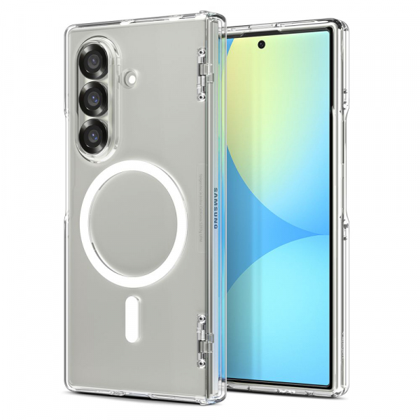 Hard Case Spigen Ultra Hybrid Pro with MagSafe for Samsung Galaxy Z Fold7 F966, Clear ACS09546