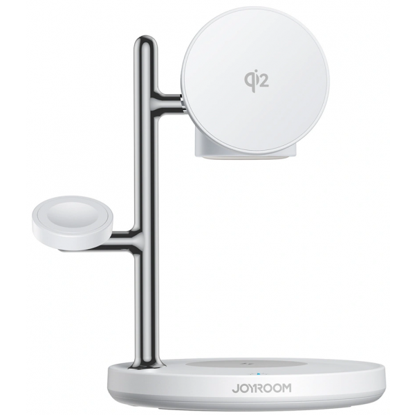 Wireless Charger Joyroom JR-W23 3in1, 15W, 1.67A, White