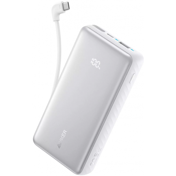Powerbank Anker Zolo, 10000mAh, 22.5W, QC + PD, White A110DH21