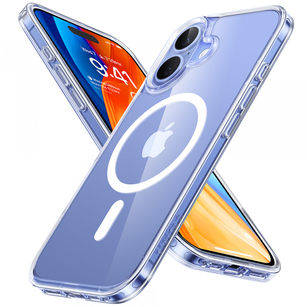 Hard Case Torras Diamond with MagSafe for Apple iPhone 16 Plus, Clear