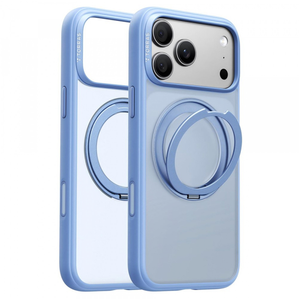 Hard Case Torras Ostand O1 Guardian with MagSafe for Apple iPhone 18 Pro Max / 17 Pro Max, Blue